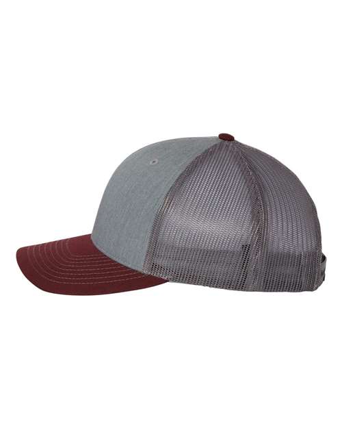 Heather Grey/ Charcoal/ Maroon